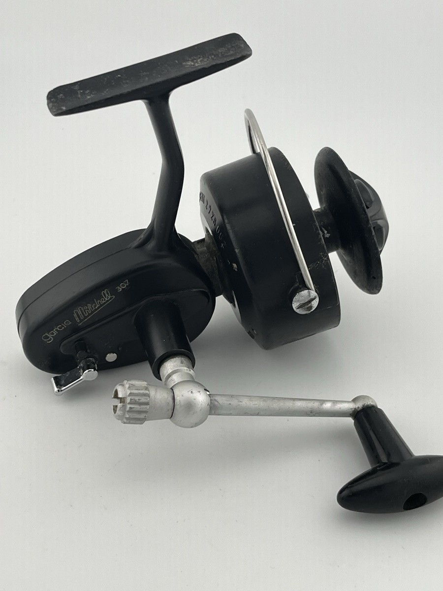 Vintage Garcia Mitchell LEFT HAND 307 Spinning Reel Made In France