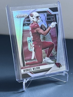 2024 Panini Prizm - Michael Wilson - Silver Prizm #3 - Arizona Cardinals