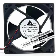 Delta EFB1248HHF 12032 48V 0.21A 12CM 3-wire chassis DC cooling fan