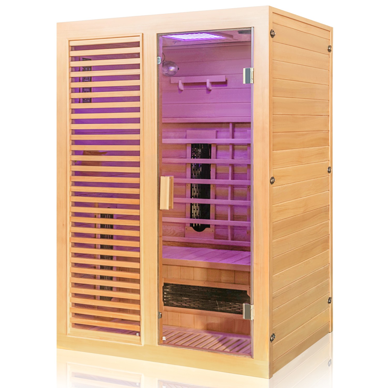 Infrarotkabine Infrarotsauna Wärmekabine Sauna Saunakabine 2 Personen Keramik