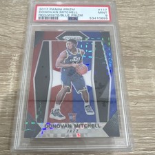 Donovan Mitchell [Red, White, and Blue Prizm] #117 Prices [Rookie
