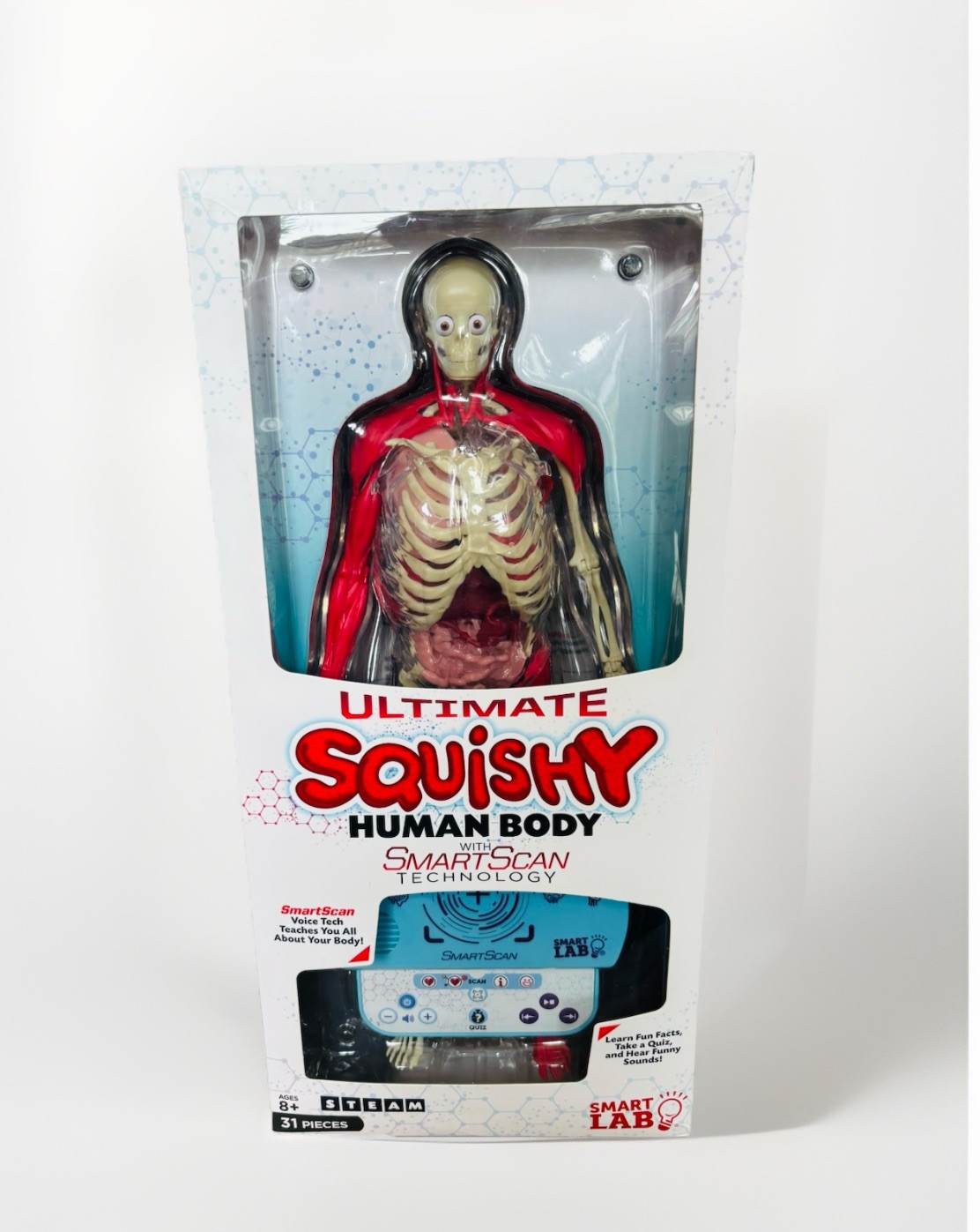Smart Lab Ultimate Squishy HUMAN SKELETON BODY Science Anatomy set Smart Scan