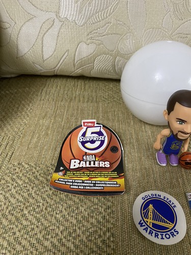 Zuru 5 Surprise NBA Ballers Steph Curry Away Jersey Basketball Figure Complete - Picture 2 of 9