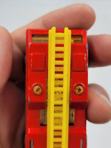 1975 Matchbox Superfast Blaze Buster Fire Ladder Truck No 22 Lesney England - Picture 13 of 15