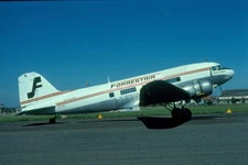 M532  VH-TAK  FORRESTAIR CARGO  DC-3      ORIGINAL KODAK SLIDE