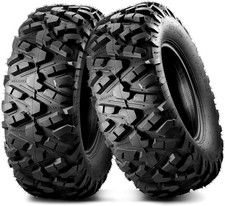 Set of 2 AT25x10-12 ATV UTV Mud Sand Tires,25x10x12 All-Terrain Off-Road