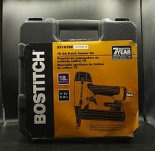 Bostitch Pneumatic 18 Ga. 1/2"-1 1/2" Finish Stapler Kit SX1838K, NEW