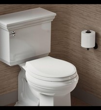 KOHLER 4639-RL-0 Cachet ReadyLatch Round Toilet Seat Soft Close, White