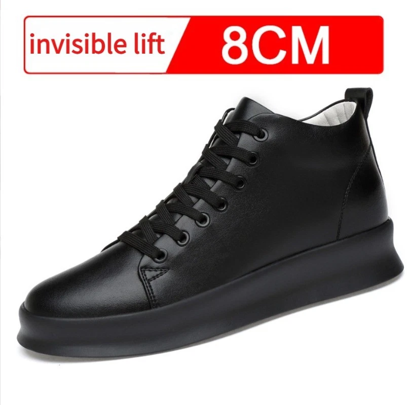 Men's Invisible Lift Shoes Sneaker Height Increase Insole Fashion 3.1"Taller