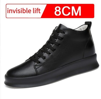 Herren Unsichtbare Hebeschuhe Sneaker Höhenerhöhung Innensohle Mode 3,1'' höher