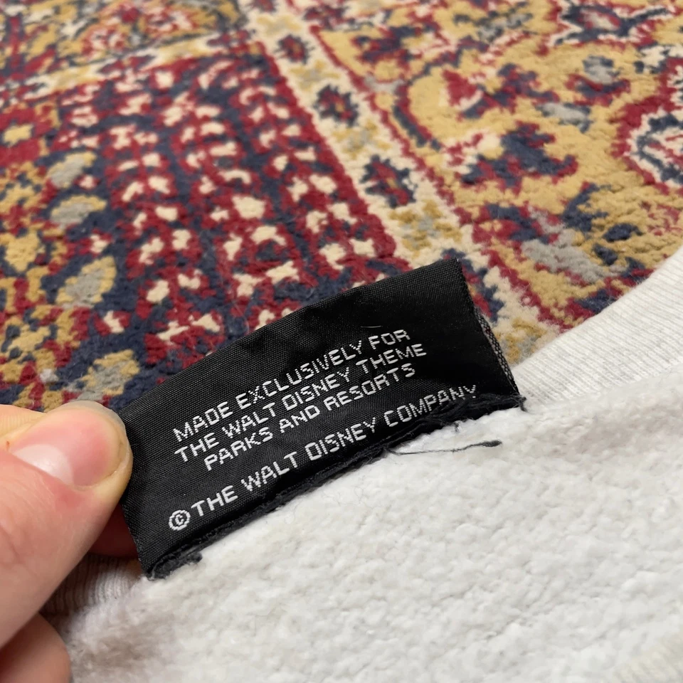 VTG 1995 Disney Originals Marathon Walt Disney World Sweatshirt Mens L RARE USA - Image 4 of 4