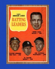 1962 Topps Set-Break # 51 Al Batting Leaders EX-EXMINT *GMCARDS*