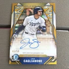 Topps 2024 Bowman Draft Jac Caglianone Class of 2024 Auto Gold Refractor /50 RC