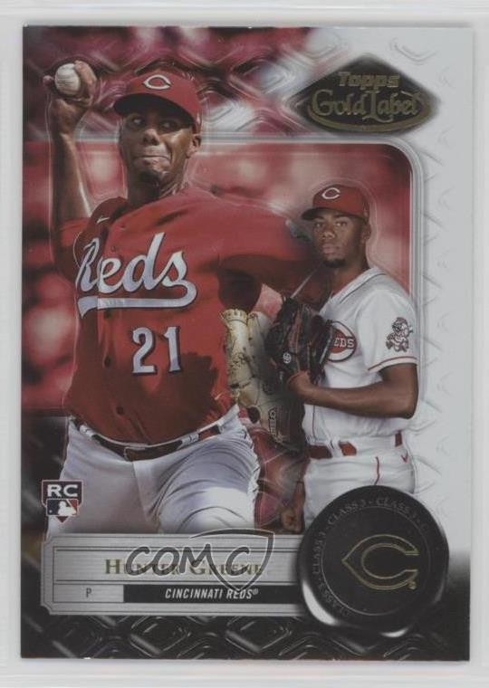 2022 Topps Gold Label Class 3 Hunter Greene #34 Rookie RC 0ji1