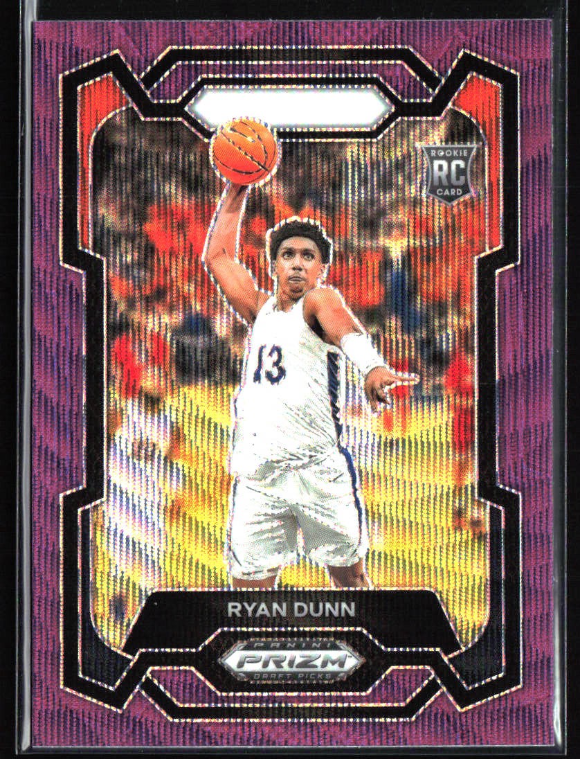2024 Panini Prizm Draft Picks #5 Ryan Dunn Prizms Purple Wave