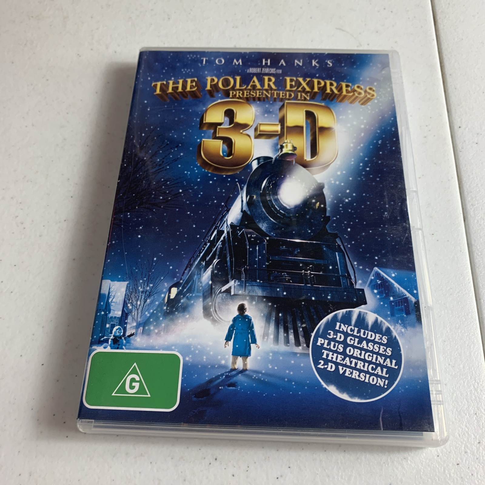 The Polar Express Presented 3-D (DVD, 2004)