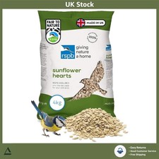 Wild Bird Food Sunflower Hearts Energy Rich Garden Treat 4kg 12.25 per kilo