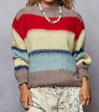 Pol Women's Mohair Sweater Size S