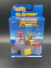 1998 Hot Wheels Oil Refinery With Tanker Play Set New Vintage