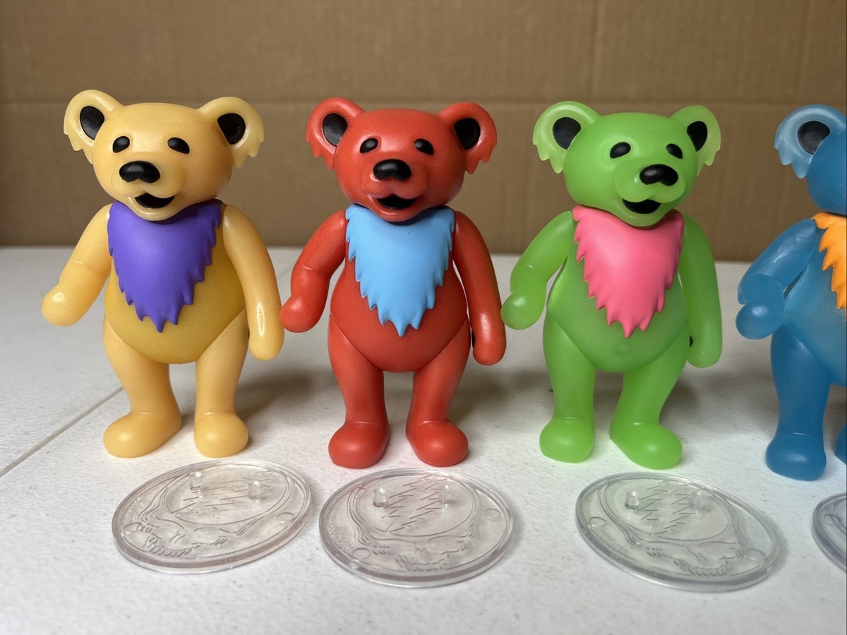 Super 7 Grateful Dead Dancing Bears Glow In the Dark Action