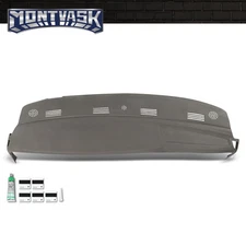 Dash Pad Board Cover Cap Overlay Gray Fit For 2002-2005 Dodge Ram 1500 2500 3500