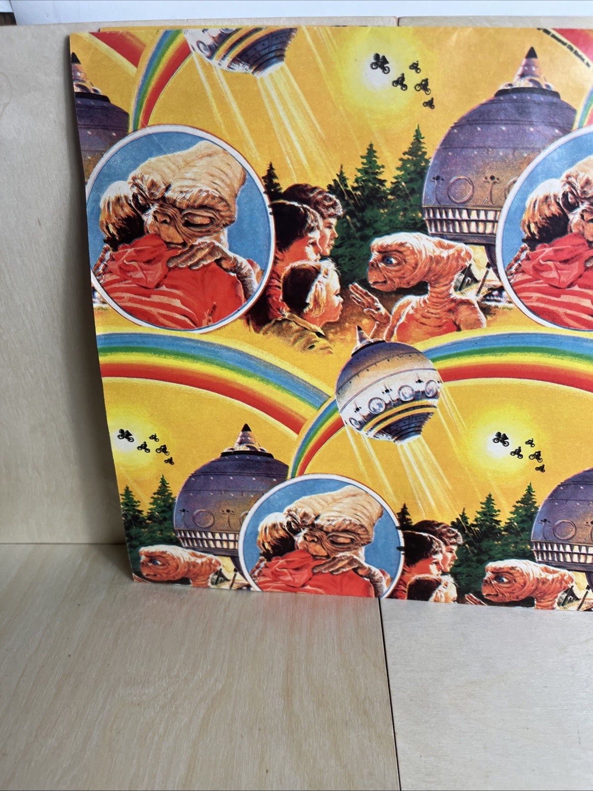 Vintage 1982 E.T. Everyday Gift wrap