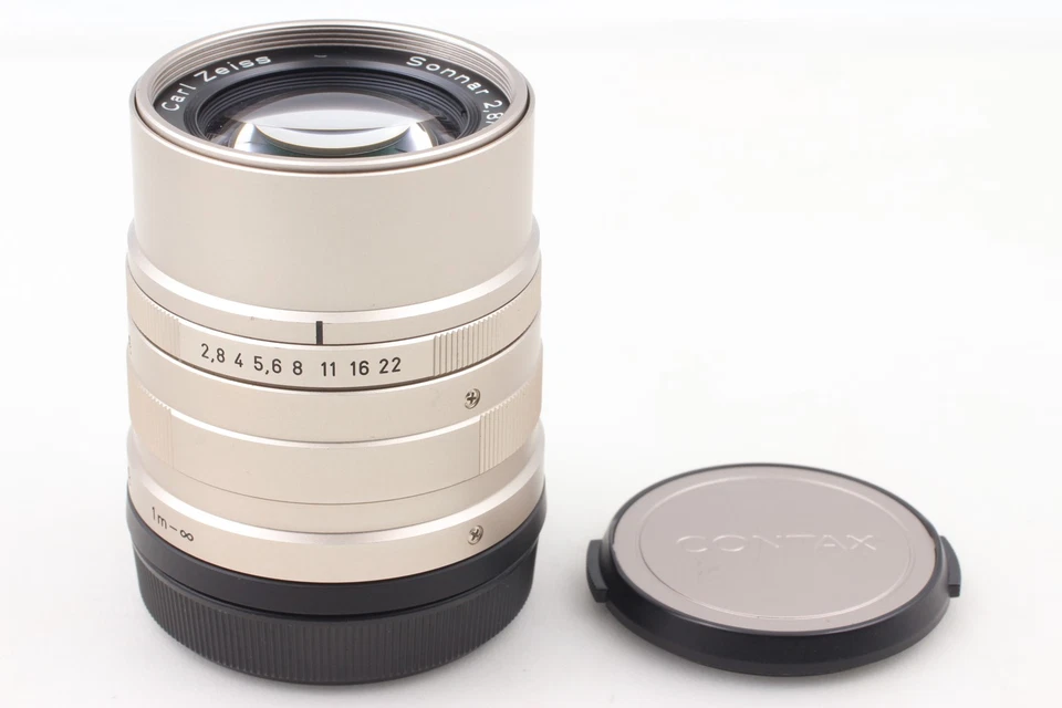 [Top MINT] CONTAX Carl Zeiss Sonnar T* 90mm F2.8 Lens & Cap For G1 G2 From JAPAN - Image 2 of 4