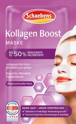 Schaebens Kollagen Boost Maske - die Intensivpflege für 5 ml (2er Pack), Weiß 