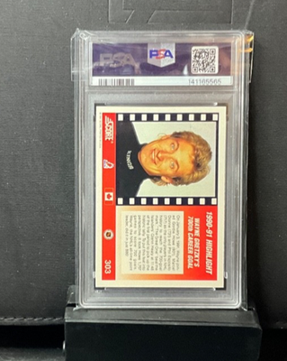 Buy 1991-92 Score Canadian - 1990-91 Highlight Wayne Gretzky #303