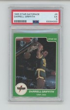 DARRELL GRIFFITH 1985 STAR GATORADE #6 UTAH JAZZ UOFL GRADED PSA 5