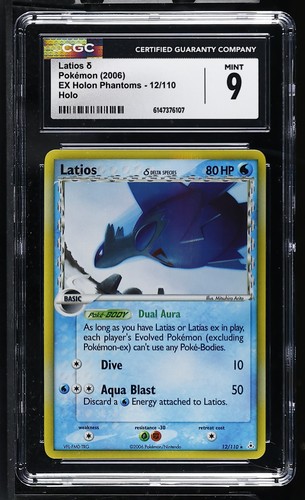 Latios δ graded CGC 9 for sale on eBay