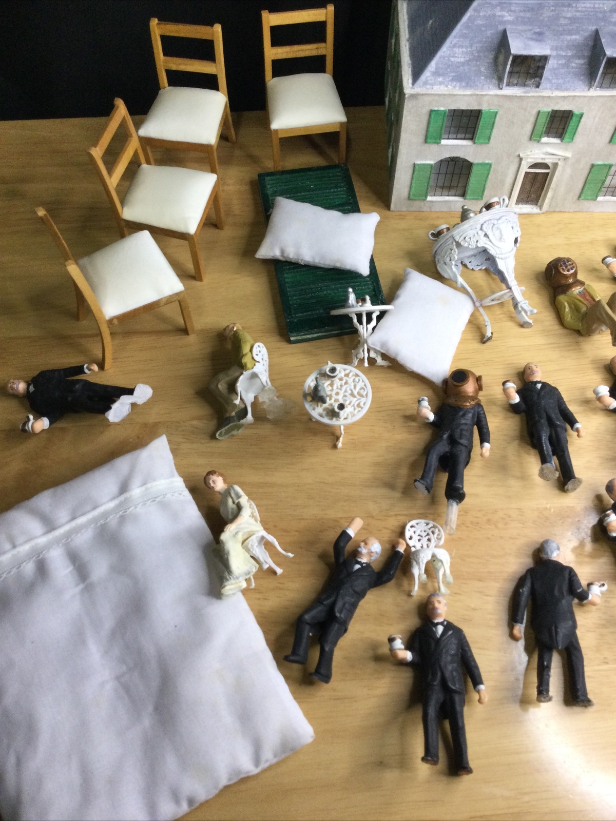 Dolls House Job Lot including figures mixed sizes eBay