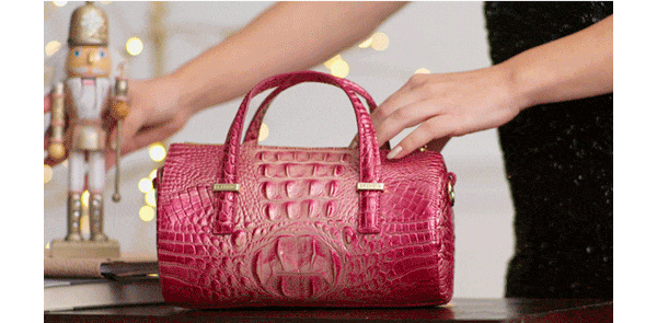 brahmin barrel bag