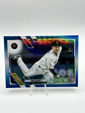 2021 Topps Nippon Blue Foil #117 Yohei Kagiya /50 NPR