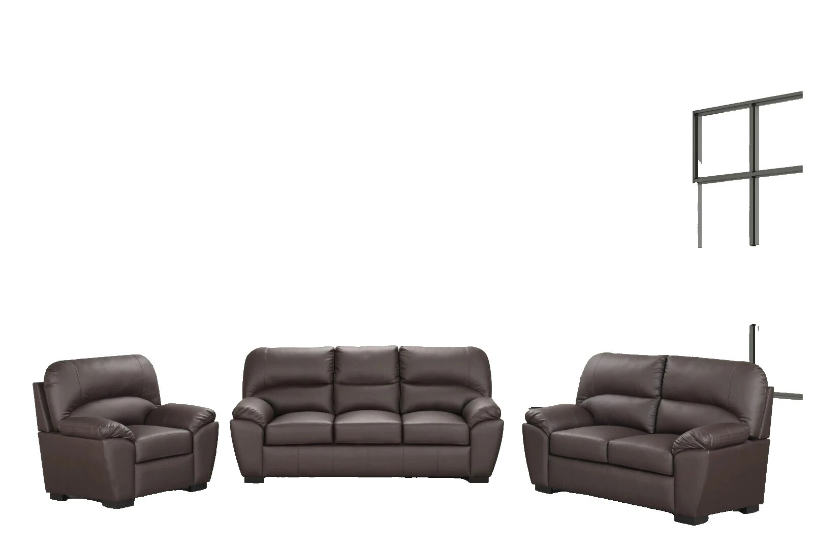 Leather Bedroom Sofa Sets