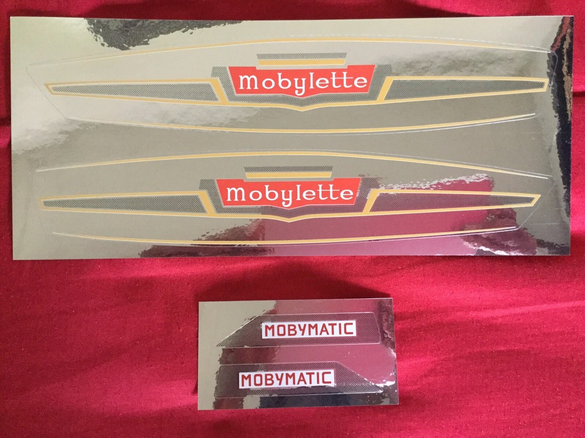 Stickers réservoir Motobécane 40, 50 - Marron/Vert