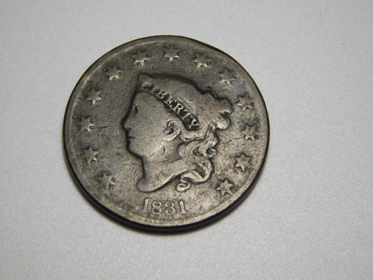 25+ 1830 Year Coronet Head US Large Cents (1816-1839) for sale