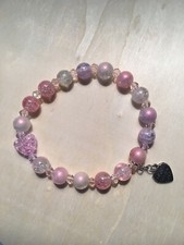 pink bead bracelet