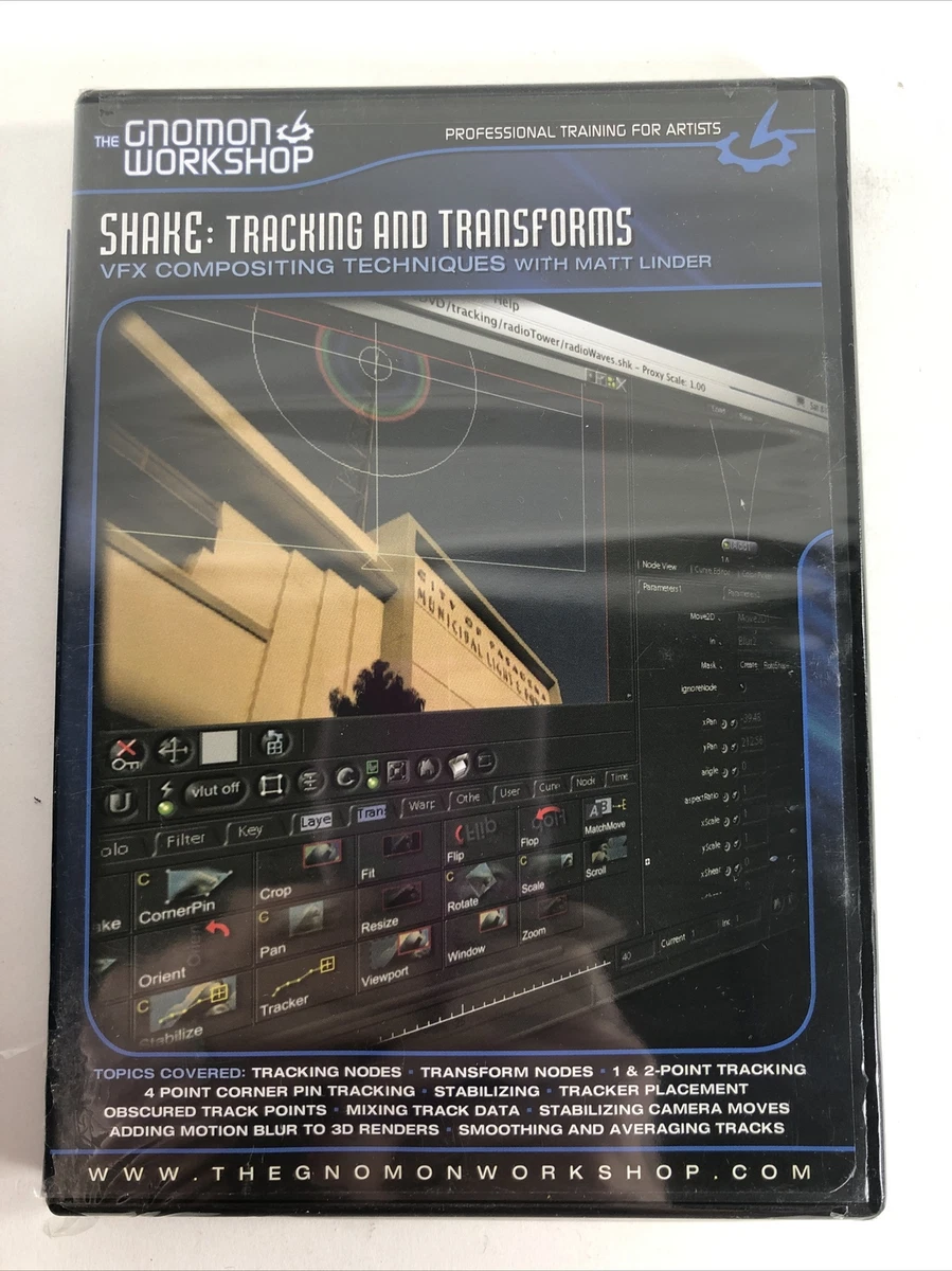 Gnomon Workshop DVD Shake VFX Compositing Techniques Tracking and