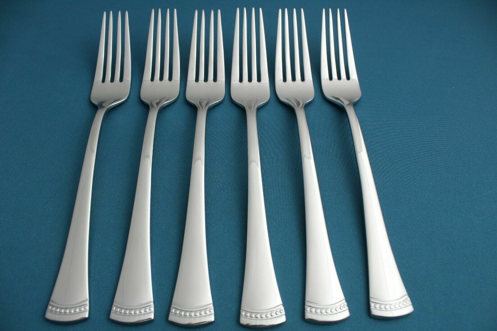 Lenox PORTOLA Dinner Forks (Set of 6) 18/10 Stainless NEW 8 