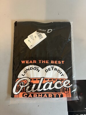 トップス PALACE x Carhartt WIP Heart TShirt Black Palace Carhartt Wip Heart T-Shirt Black - Palace Carhartt