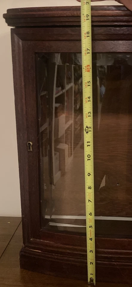 Antique Liquor Display Cabinet Beveled Glass For Restoration Project READ - Image 2 of 4