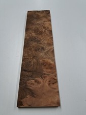 Burr Walnut Veneer - 1 NATURAL WOOD Sheet - 470mm x 120mm