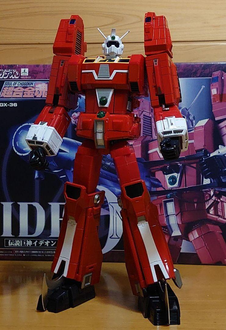 BANDAI IDEON GX-36 フィギュア Amazon.com: Soul of Chogokin Ideon Action Figure GX-36