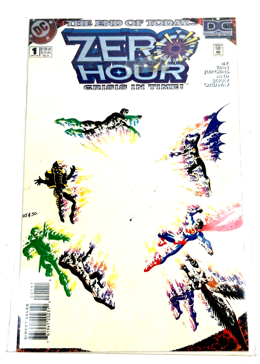 ZERO HOUR Crisis In Time #1 1994 Sept DC Universe Comics VF/NM The End of Today