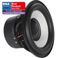 Ground Zero GZPW 10SQX 25cm Subwoofer High End Auto 2x 2 Ohm 700 Watt