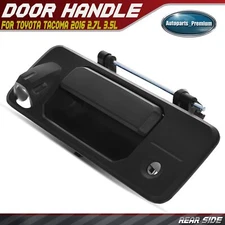 Upgraded Metal Texture Tailgate Handle w/Camera Hole & Keyhole for Toyota Tacoma
