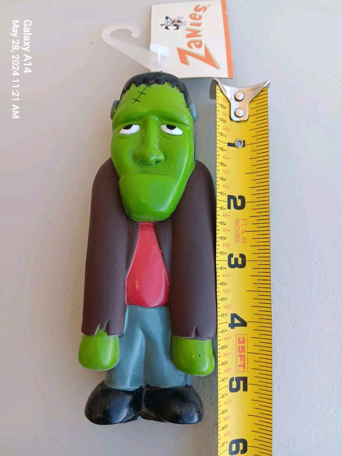 Zanies Creepy Squeakers Dog Toy Frankenstein