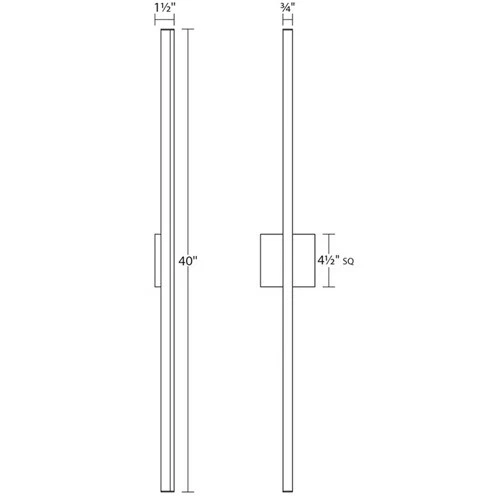 SONNEMAN STIX - 2772.25 - 40" LED BATH BAR - Picture 2 of 5