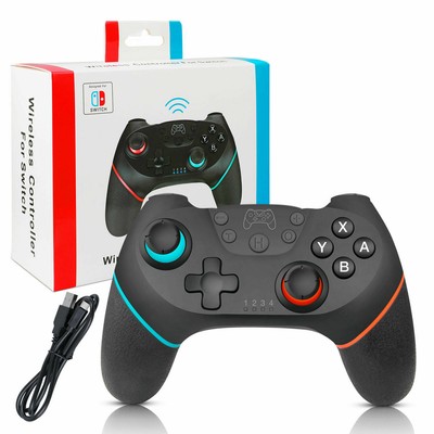 Black Wireless Pro Controller Gamepad Joypad Remote For Nintendo Switch Console Ebay